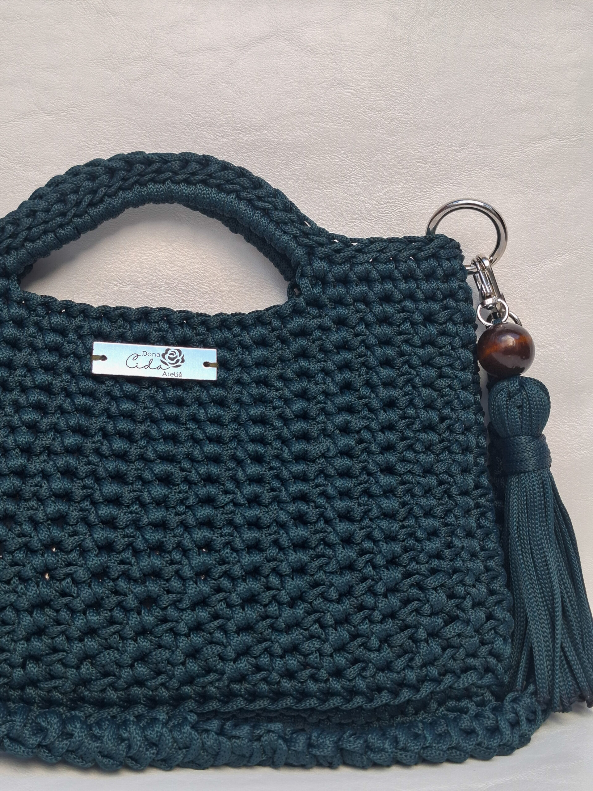 Bolsa Magnólia — Crochê Artesanal - Imagem 4