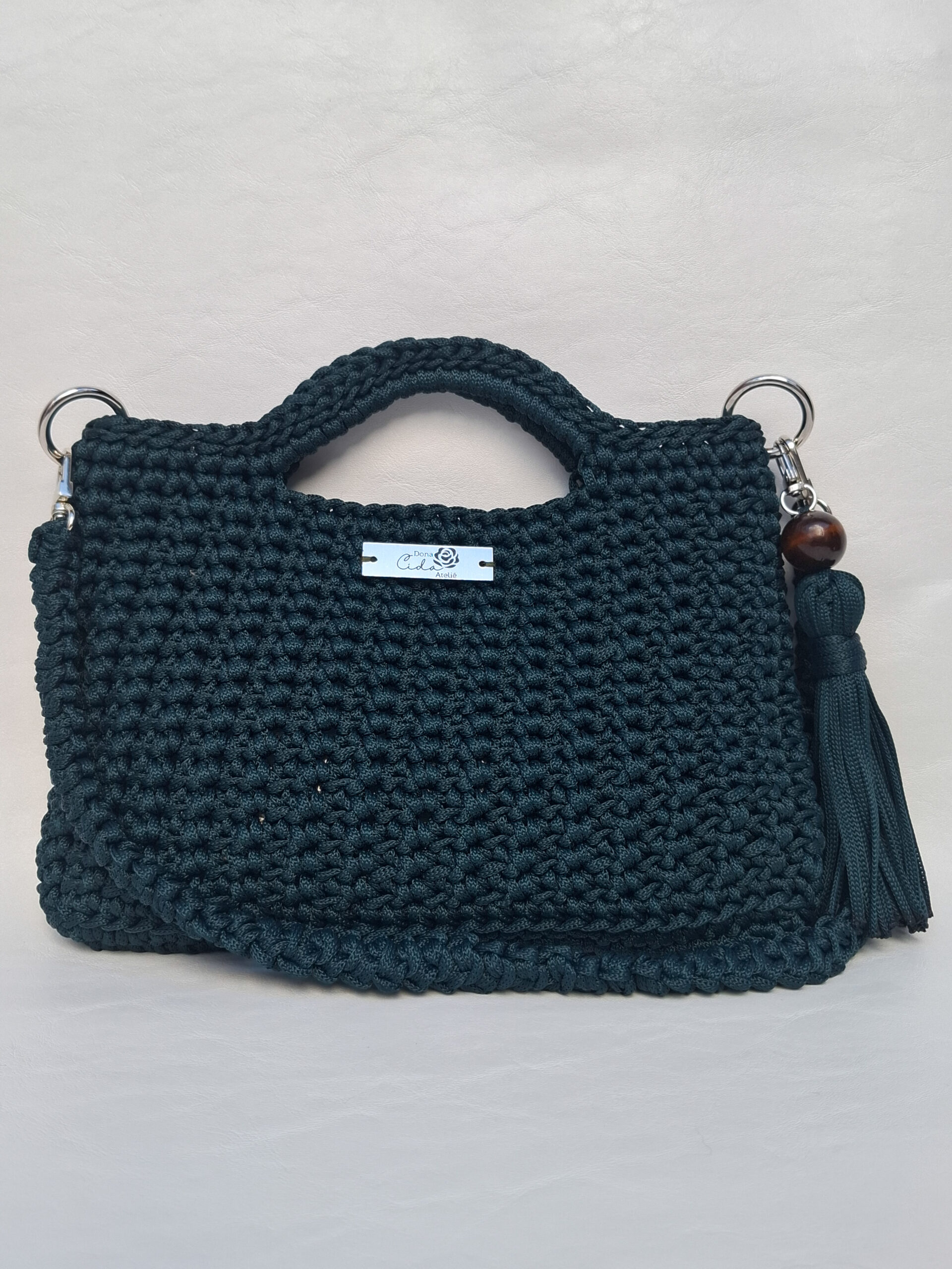 Bolsa Magnólia — Crochê Artesanal